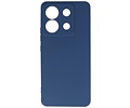 BAOHU Hoesje Geschikt voor de Xiaomi Redmi Note 13 Pro 5G - Fashion Backcover Hoesje - Colorful Telefoonhoesje - Navy