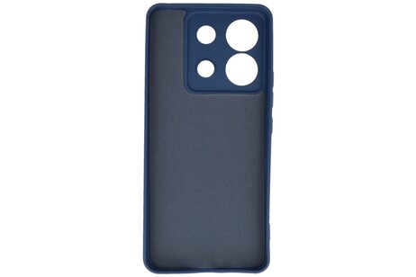 BAOHU Hoesje Geschikt voor de Xiaomi Redmi Note 13 Pro 5G - Fashion Backcover Hoesje - Colorful Telefoonhoesje - Navy