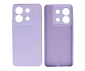 BAOHU Hoesje Geschikt voor de Xiaomi Redmi Note 13 Pro 5G - Fashion Backcover Hoesje - Colorful Telefoonhoesje - Paars