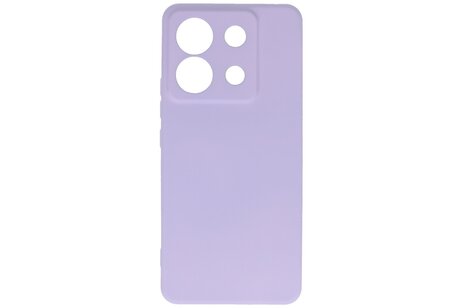 BAOHU Hoesje Geschikt voor de Xiaomi Redmi Note 13 Pro 5G - Fashion Backcover Hoesje - Colorful Telefoonhoesje - Paars