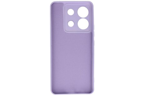BAOHU Hoesje Geschikt voor de Xiaomi Redmi Note 13 Pro 5G - Fashion Backcover Hoesje - Colorful Telefoonhoesje - Paars