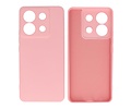 BAOHU Hoesje Geschikt voor de Xiaomi Redmi Note 13 Pro 5G - Fashion Backcover Hoesje - Colorful Telefoonhoesje - Roze