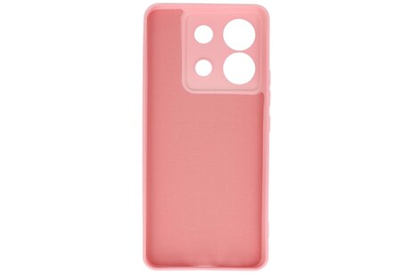 BAOHU Hoesje Geschikt voor de Xiaomi Redmi Note 13 Pro 5G - Fashion Backcover Hoesje - Colorful Telefoonhoesje - Roze