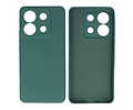 BAOHU Hoesje Geschikt voor de Xiaomi Redmi Note 13 Pro 5G - Fashion Backcover Hoesje - Colorful Telefoonhoesje - Donker Groen