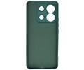 BAOHU Hoesje Geschikt voor de Xiaomi Redmi Note 13 Pro 5G - Fashion Backcover Hoesje - Colorful Telefoonhoesje - Donker Groen