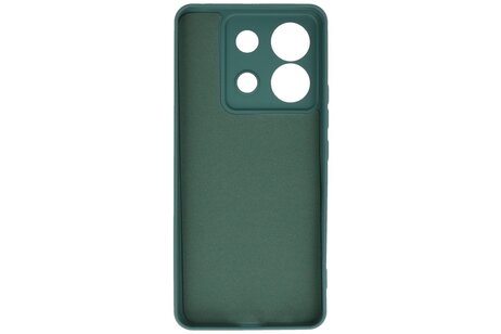 BAOHU Hoesje Geschikt voor de Xiaomi Redmi Note 13 Pro 5G - Fashion Backcover Hoesje - Colorful Telefoonhoesje - Donker Groen