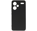 BAOHU Hoesje Geschikt voor de Xiaomi Redmi Note 13 Pro Plus 5G - Fashion Backcover Hoesje - Colorful Telefoonhoesje - Zwart