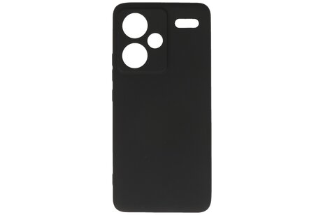 BAOHU Hoesje Geschikt voor de Xiaomi Redmi Note 13 Pro Plus 5G - Fashion Backcover Hoesje - Colorful Telefoonhoesje - Zwart