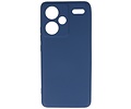 BAOHU Hoesje Geschikt voor de Xiaomi Redmi Note 13 Pro Plus 5G - Fashion Backcover Hoesje - Colorful Telefoonhoesje - Navy