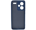 BAOHU Hoesje Geschikt voor de Xiaomi Redmi Note 13 Pro Plus 5G - Fashion Backcover Hoesje - Colorful Telefoonhoesje - Navy