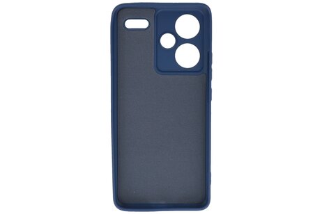 BAOHU Hoesje Geschikt voor de Xiaomi Redmi Note 13 Pro Plus 5G - Fashion Backcover Hoesje - Colorful Telefoonhoesje - Navy