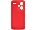 BAOHU Hoesje Geschikt voor de Xiaomi Redmi Note 13 Pro Plus 5G - Fashion Backcover Hoesje - Colorful Telefoonhoesje - Rood