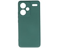 BAOHU Hoesje Geschikt voor de Xiaomi Redmi Note 13 Pro Plus 5G - Fashion Backcover Hoesje - Colorful Telefoonhoesje - Donker Groen