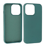 BAOHU iPhone 16 Pro Hoesje Fashion Backcover Telefoonhoesje Donker Groen