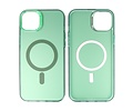 BAOHU Magsafe Hoesje Geschikt voor de iPhone 16 - Magnetic Fashion Backcover Telefoonhoesje - Donker Groen