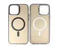 BAOHU Magsafe Hoesje Geschikt voor de iPhone 16 Pro - Magnetic Fashion Backcover Telefoonhoesje - Zwart
