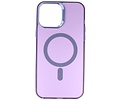 BAOHU Magsafe Hoesje Geschikt voor de iPhone 16 Pro - Magnetic Fashion Backcover Telefoonhoesje - Paars