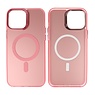 BAOHU Magnetic Fashion Color Hard Case iPhone 16 Pro Roze