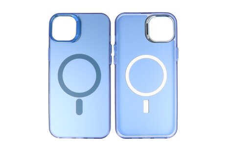 BAOHU Magsafe Hoesje Geschikt voor de iPhone 16 Plus - Magnetic Fashion Backcover Telefoonhoesje - Navy