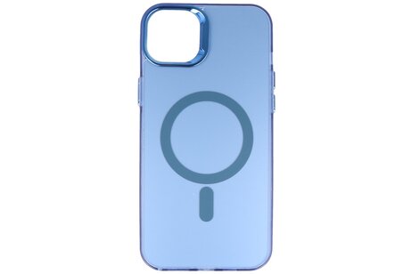 BAOHU Magsafe Hoesje Geschikt voor de iPhone 16 Plus - Magnetic Fashion Backcover Telefoonhoesje - Navy