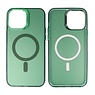 Magnetic Fashion Color Hard Case iPhone 16 Pro Max Donker Groen