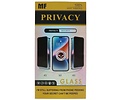 Privacy Screenprotector - Beschermglas - Full Tempered Glass - Geschikt voor iPhone 16 Plus