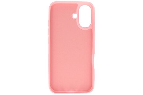 BAOHU Fashion Backcover Telefoonhoesje - Color Hoesje - Geschikt voor iPhone 16 - Roze
