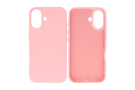 BAOHU Fashion Backcover Telefoonhoesje - Color Hoesje - Geschikt voor iPhone 16 Plus - Roze