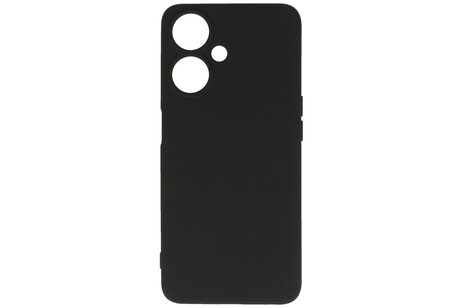BAOHU Hoesje Geschikt voor de Oppo A59 5G - Fashion Backcover Hoesje - Colorful Telefoonhoesje - Zwart