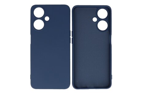 BAOHU Hoesje Geschikt voor de Oppo A59 5G - Fashion Backcover Hoesje - Colorful Telefoonhoesje - Navy