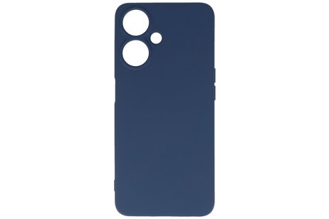 BAOHU Hoesje Geschikt voor de Oppo A59 5G - Fashion Backcover Hoesje - Colorful Telefoonhoesje - Navy