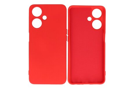 BAOHU Hoesje Geschikt voor de Oppo A59 5G - Fashion Backcover Hoesje - Colorful Telefoonhoesje - Rood