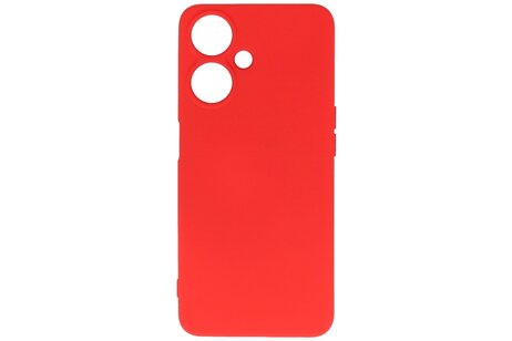 BAOHU Hoesje Geschikt voor de Oppo A59 5G - Fashion Backcover Hoesje - Colorful Telefoonhoesje - Rood