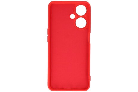 BAOHU Hoesje Geschikt voor de Oppo A59 5G - Fashion Backcover Hoesje - Colorful Telefoonhoesje - Rood