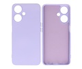 BAOHU Hoesje Geschikt voor de Oppo A59 5G - Fashion Backcover Hoesje - Colorful Telefoonhoesje - Paars