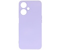 BAOHU Hoesje Geschikt voor de Oppo A59 5G - Fashion Backcover Hoesje - Colorful Telefoonhoesje - Paars
