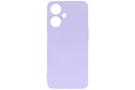 BAOHU Hoesje Geschikt voor de Oppo A59 5G - Fashion Backcover Hoesje - Colorful Telefoonhoesje - Paars