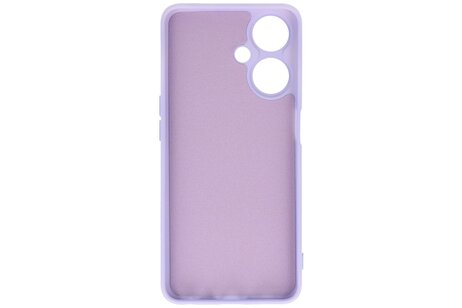 BAOHU Hoesje Geschikt voor de Oppo A59 5G - Fashion Backcover Hoesje - Colorful Telefoonhoesje - Paars