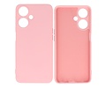 Hoesje Geschikt voor de Oppo A59 5G - Fashion Backcover Hoesje - Colorful Telefoonhoesje - Roze