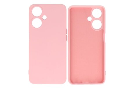BAOHU Hoesje Geschikt voor de Oppo A59 5G - Fashion Backcover Hoesje - Colorful Telefoonhoesje - Roze