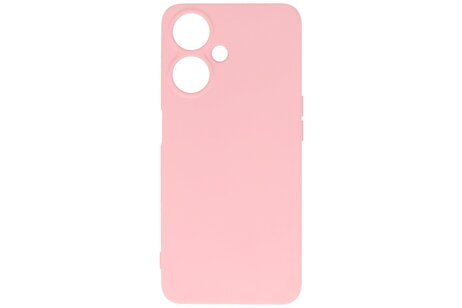 BAOHU Hoesje Geschikt voor de Oppo A59 5G - Fashion Backcover Hoesje - Colorful Telefoonhoesje - Roze