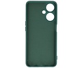BAOHU Hoesje Geschikt voor de Oppo A59 5G - Fashion Backcover Hoesje - Colorful Telefoonhoesje - Donker Groen