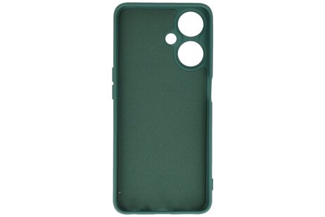 BAOHU Hoesje Geschikt voor de Oppo A59 5G - Fashion Backcover Hoesje - Colorful Telefoonhoesje - Donker Groen
