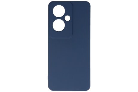 BAOHU Hoesje Geschikt voor de Oppo Reno 11F - Fashion Backcover Hoesje - Colorful Telefoonhoesje - Navy