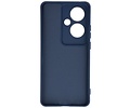 BAOHU Hoesje Geschikt voor de Oppo Reno 11F - Fashion Backcover Hoesje - Colorful Telefoonhoesje - Navy