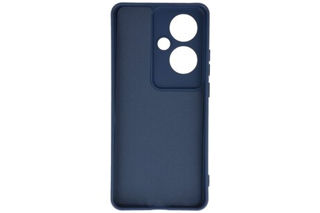 BAOHU Hoesje Geschikt voor de Oppo Reno 11F - Fashion Backcover Hoesje - Colorful Telefoonhoesje - Navy