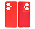 BAOHU Hoesje Geschikt voor de Oppo Reno 11F - Fashion Backcover Hoesje - Colorful Telefoonhoesje - Rood