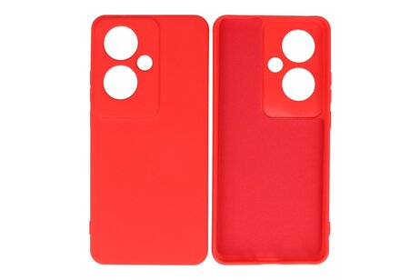 BAOHU Hoesje Geschikt voor de Oppo Reno 11F - Fashion Backcover Hoesje - Colorful Telefoonhoesje - Rood