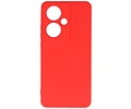 BAOHU Hoesje Geschikt voor de Oppo Reno 11F - Fashion Backcover Hoesje - Colorful Telefoonhoesje - Rood