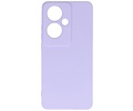 BAOHU Hoesje Geschikt voor de Oppo Reno 11F - Fashion Backcover Hoesje - Colorful Telefoonhoesje - Paars